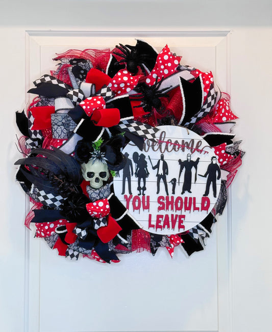 Halloween Welcome Wreath